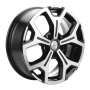 Легковой диск Khomen Wheels KHW1710 6,5x17 5x114,3 ET40 64,1 Black-FP