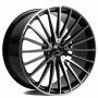 Легковой диск Skill Wheels SL273 10x23 5x112 ET45 66,6 чёрный + полированные спицы